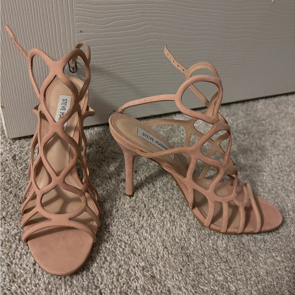 Steve Madden Women's Blush Strappy Heels